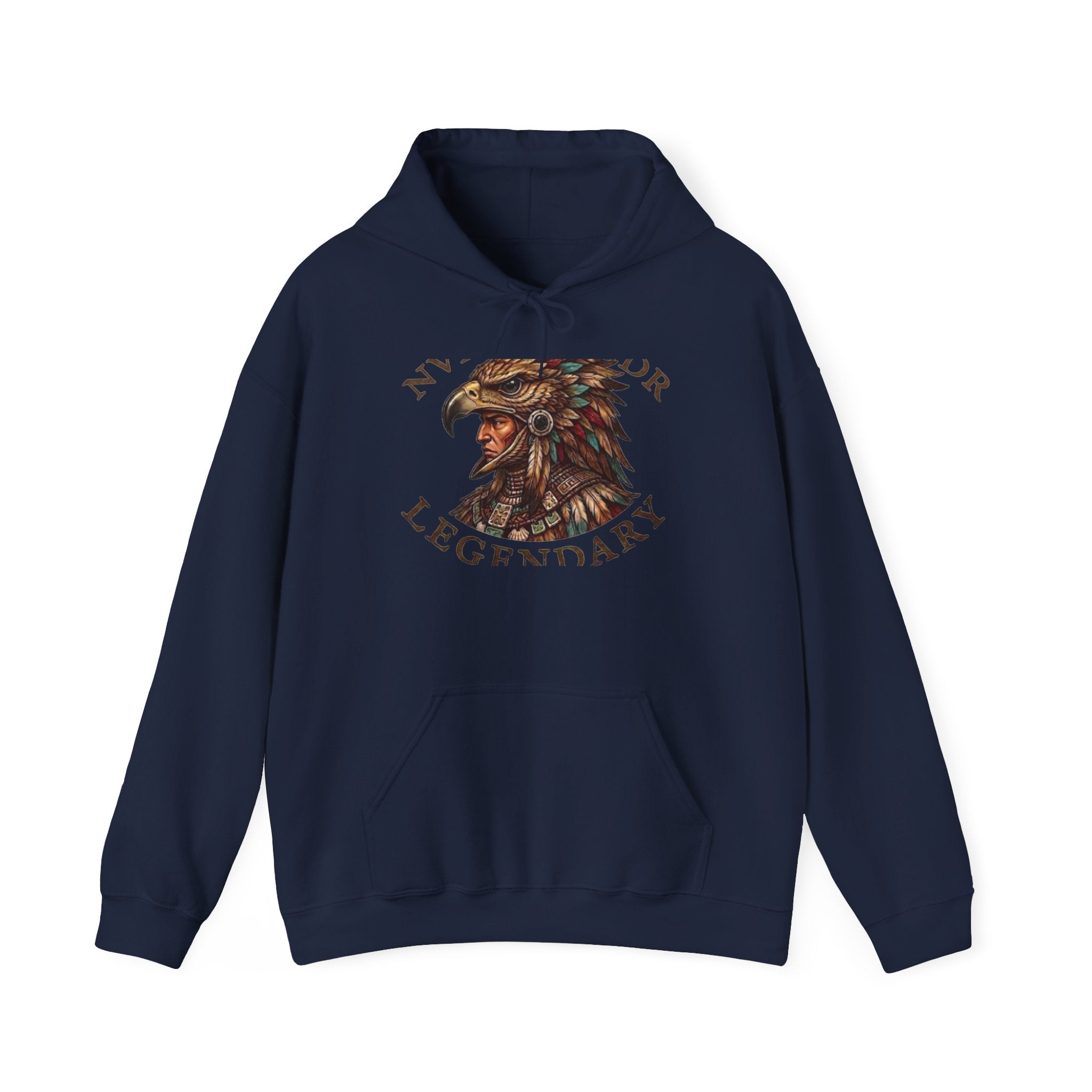 Legendary Eagle Hoodie — Native Headdress Graphic Sweatshirt