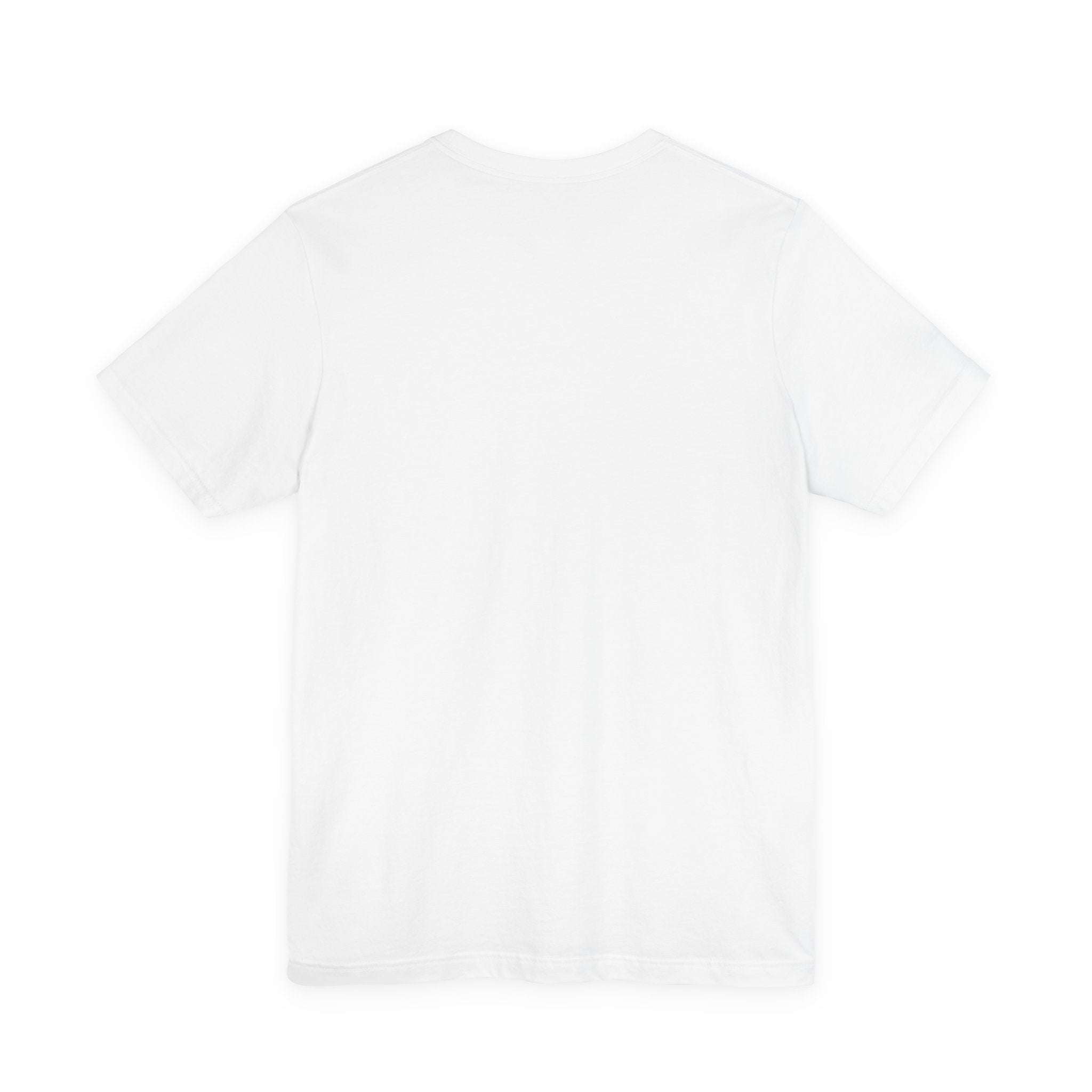 T-Shirt — 'NEVR SURDR' Strongman Cartoon Graphic Tee