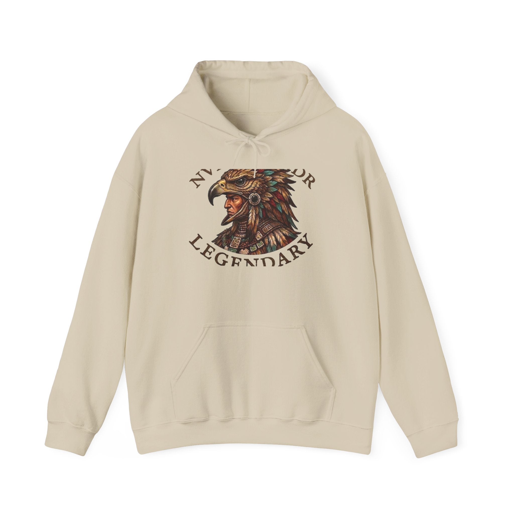 Legendary Eagle Hoodie — Native Headdress Graphic Sweatshirt