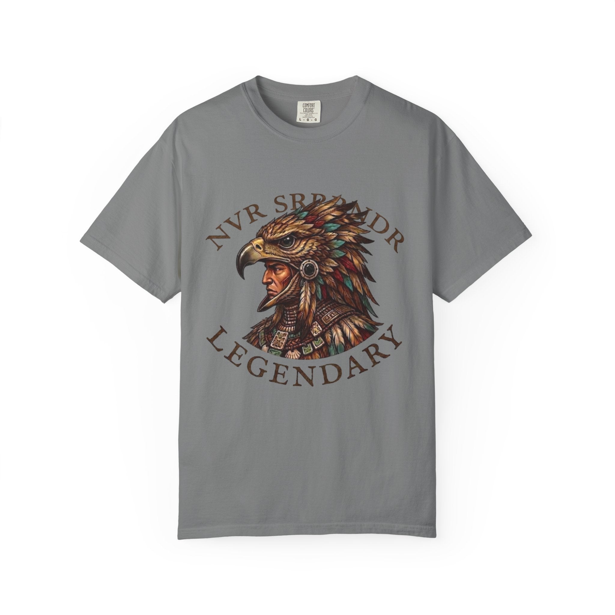 Legendary Eagle Warrior T-Shirt — "NVR SURRENDER" Graphic Tee
