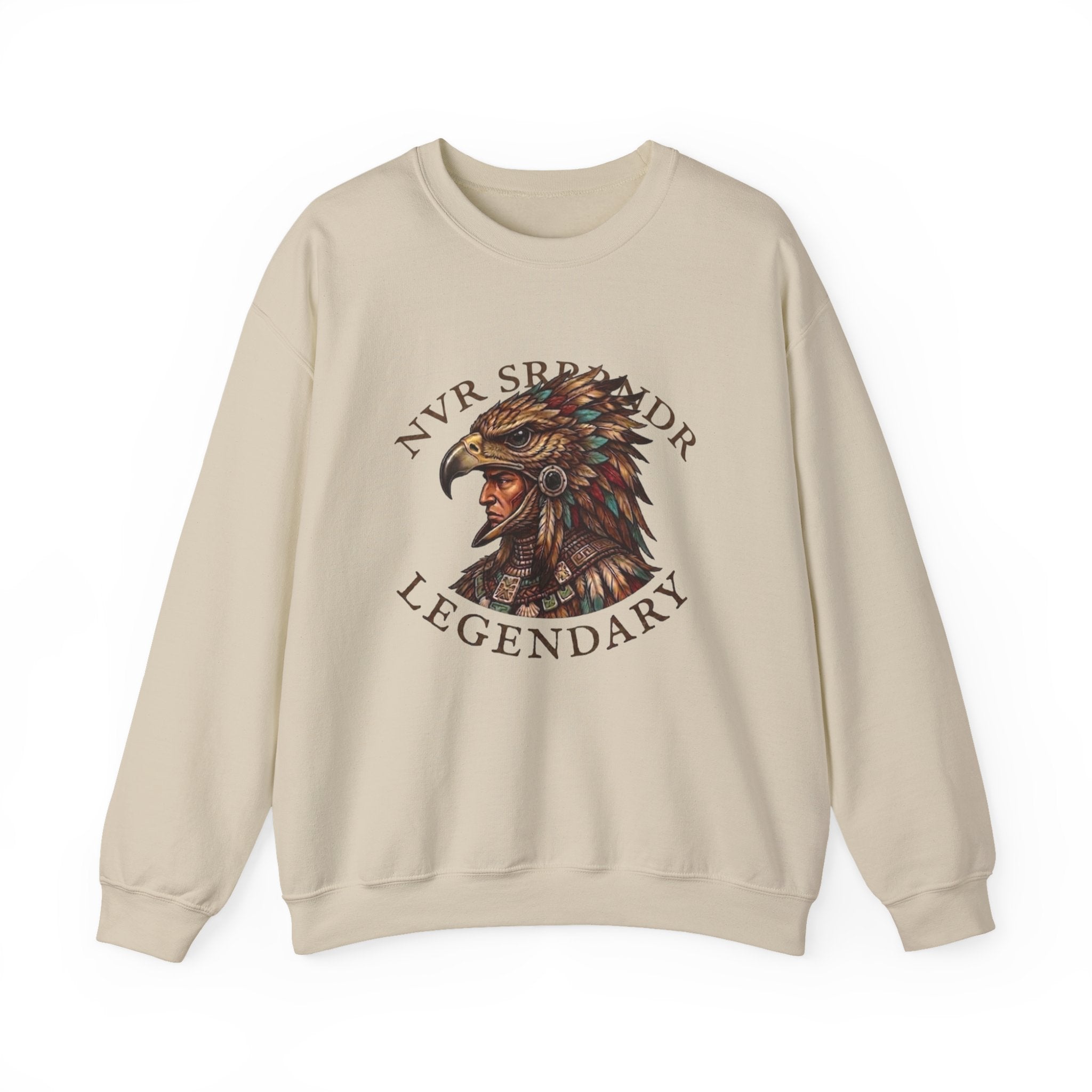 Legendary Eagle Crewneck Sweatshirt — "NVR SURRENDER" Graphic