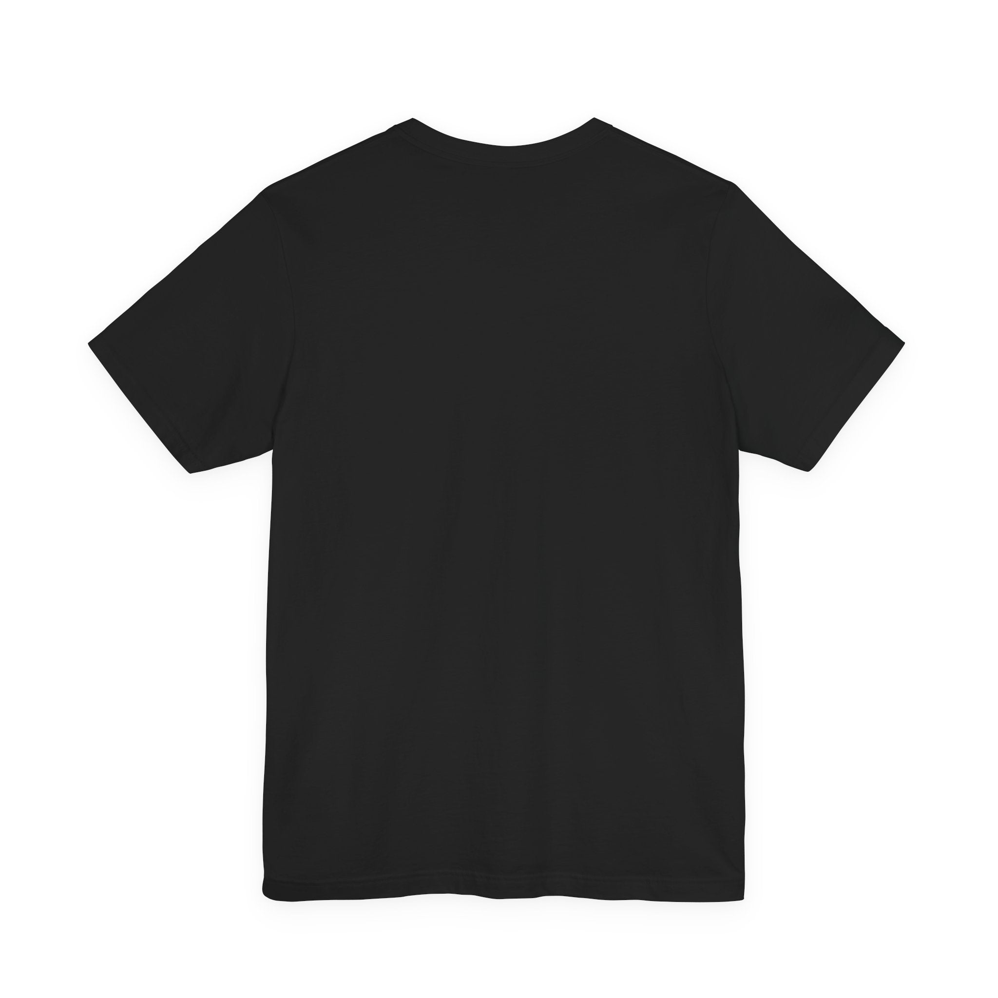 T-Shirt — 'NEVR SURDR' Strongman Cartoon Graphic Tee