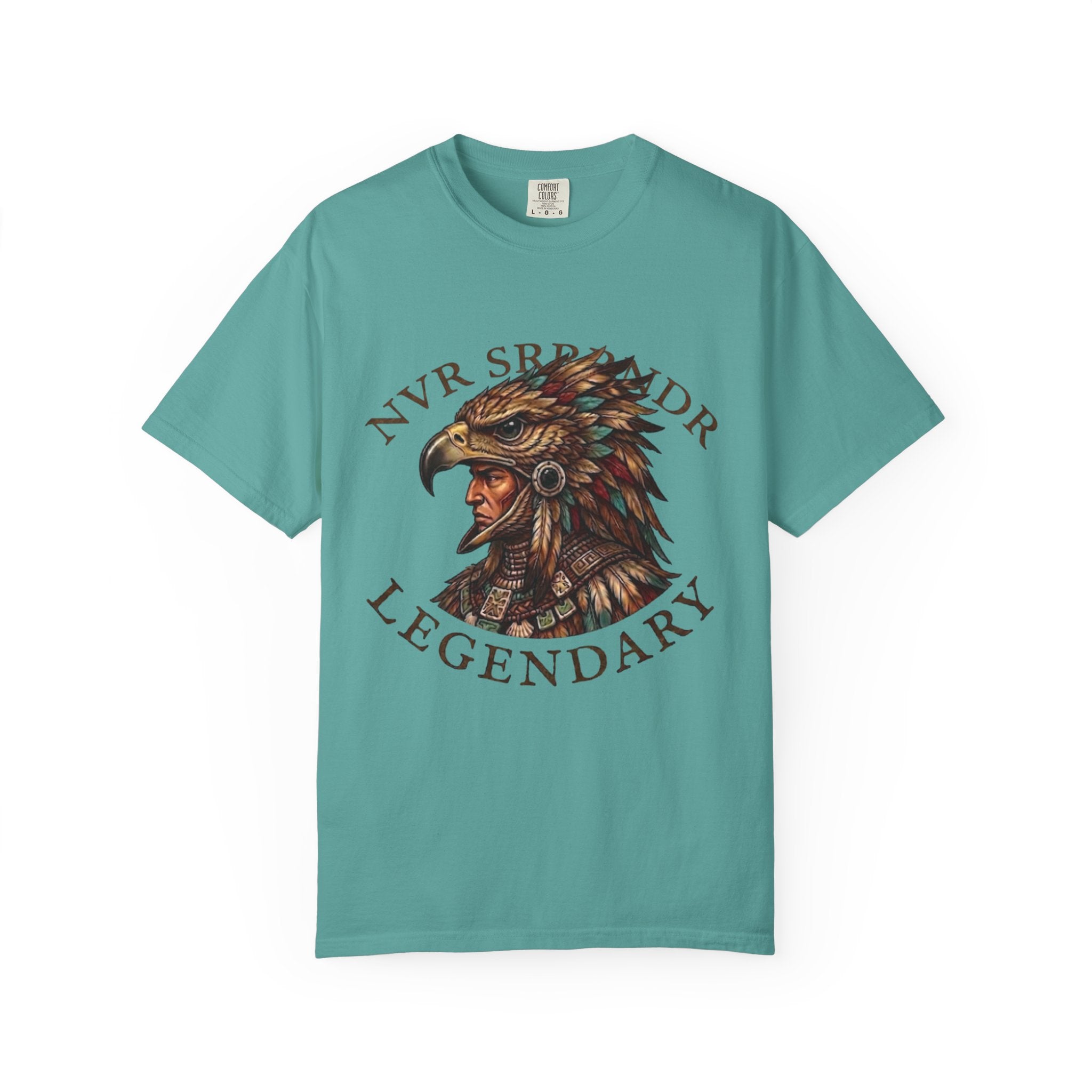 Legendary Eagle Warrior T-Shirt — "NVR SURRENDER" Graphic Tee
