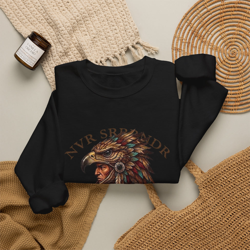 Legendary Eagle Crewneck Sweatshirt — "NVR SURRENDER" Graphic