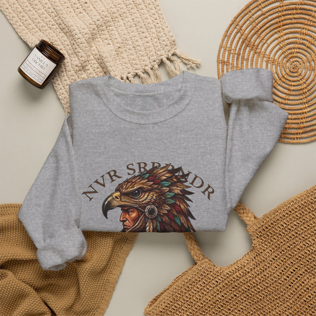 Legendary Eagle Crewneck Sweatshirt — "NVR SURRENDER" Graphic