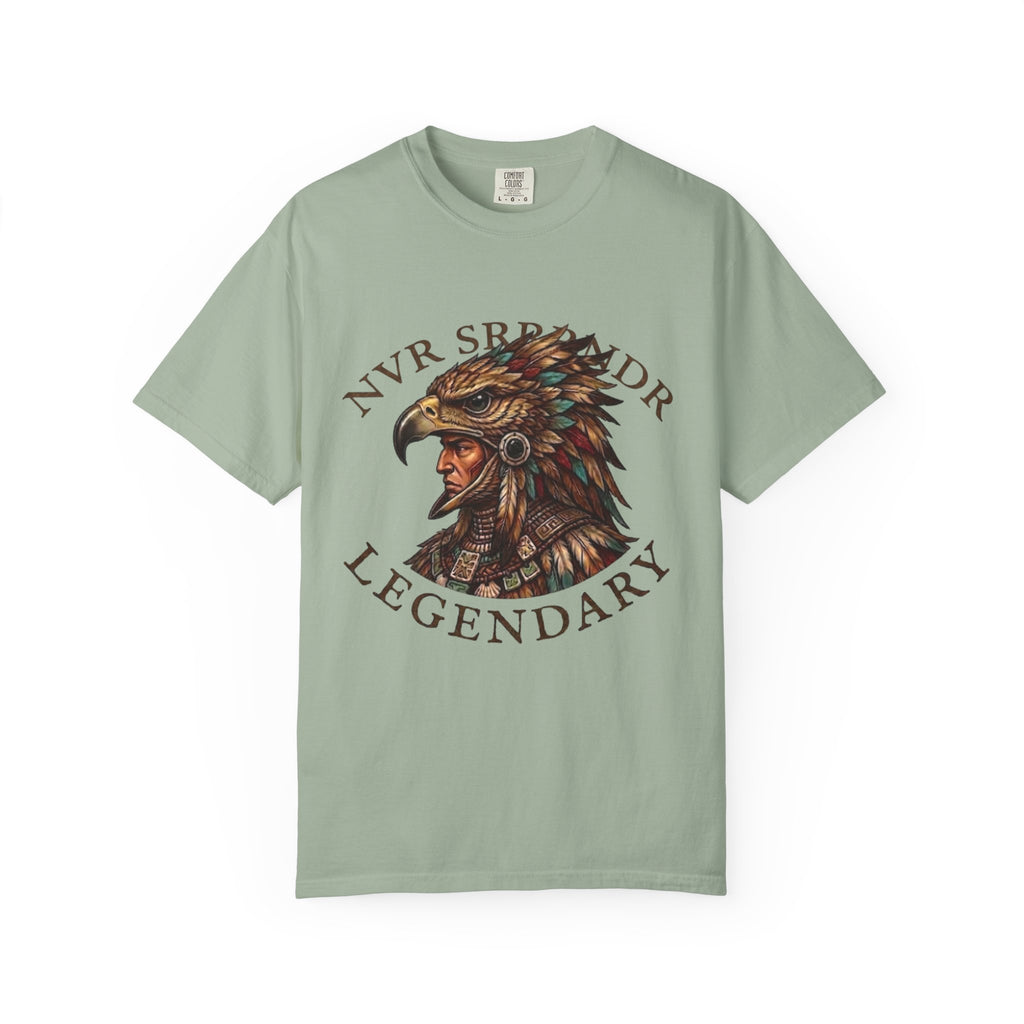 Legendary Eagle Warrior T-Shirt — "NVR SURRENDER" Graphic Tee