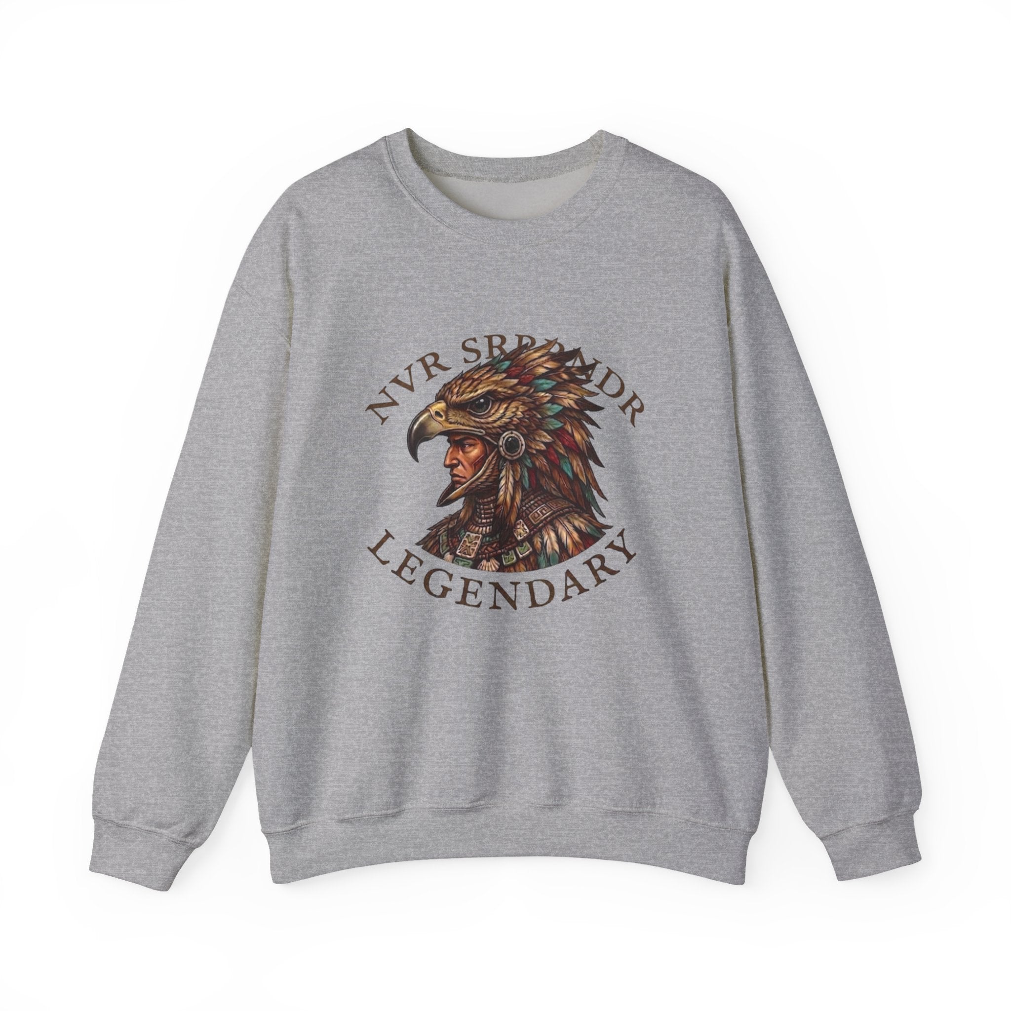 Legendary Eagle Crewneck Sweatshirt — "NVR SURRENDER" Graphic