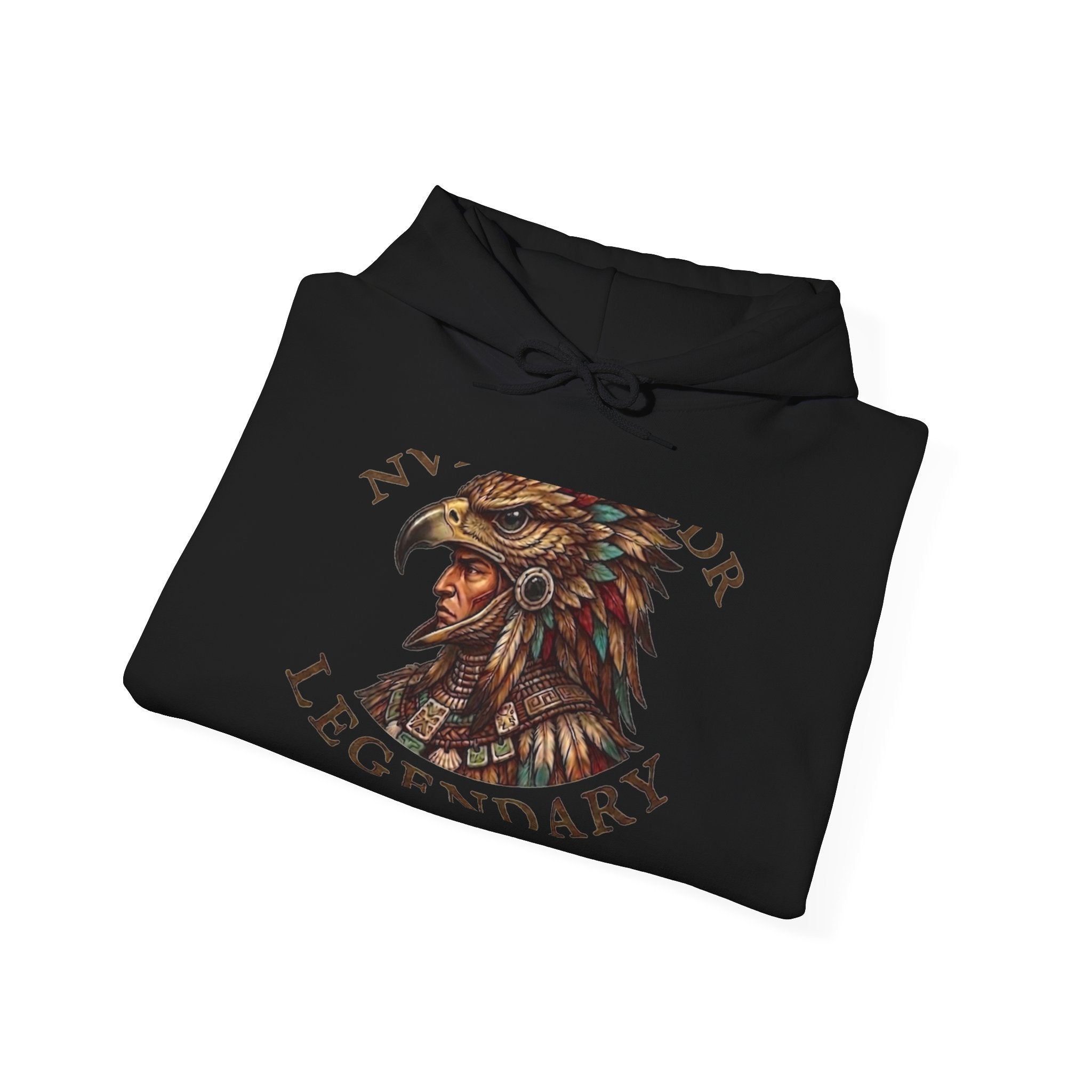 Legendary Eagle Hoodie — Native Headdress Graphic Sweatshirt