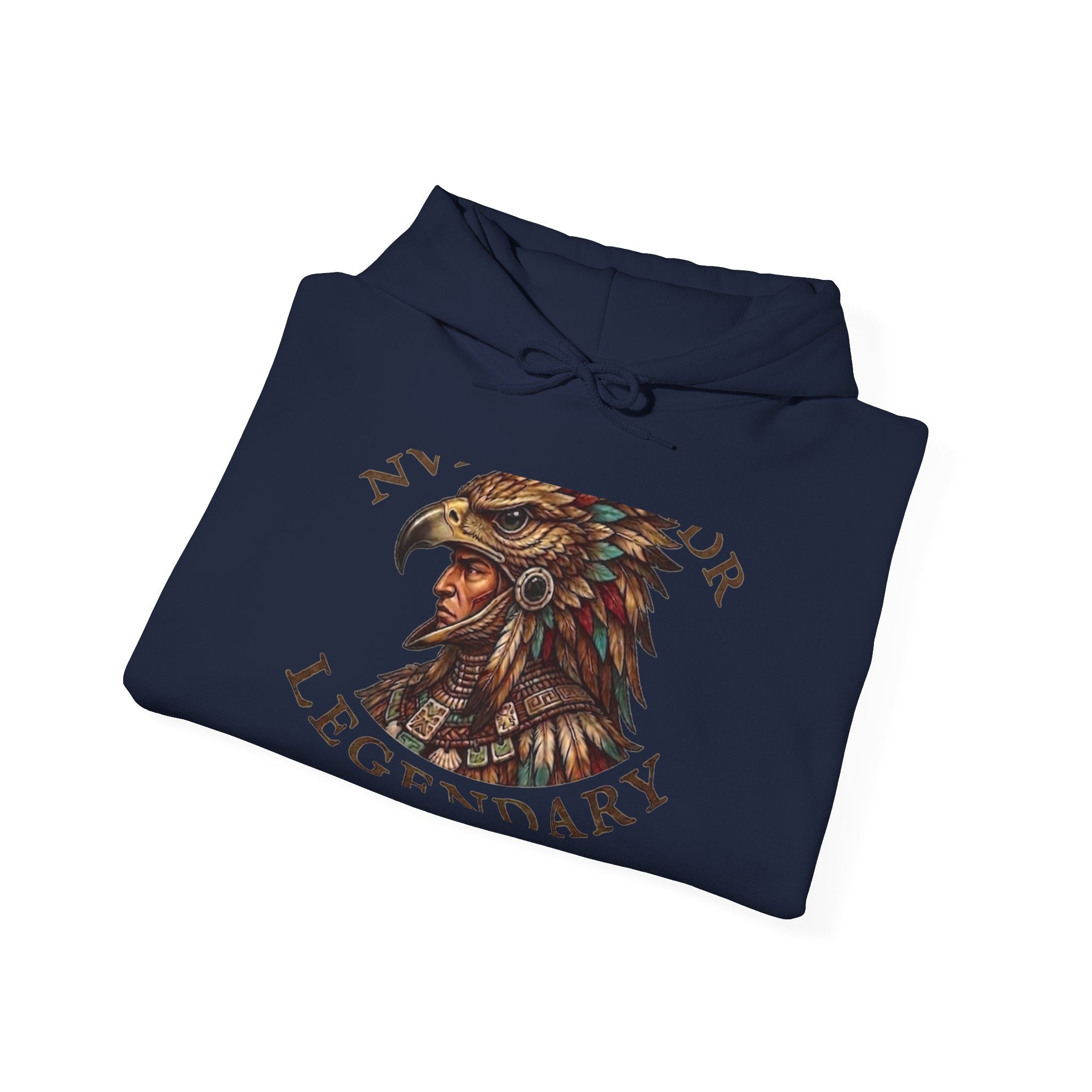 Legendary Eagle Hoodie — Native Headdress Graphic Sweatshirt