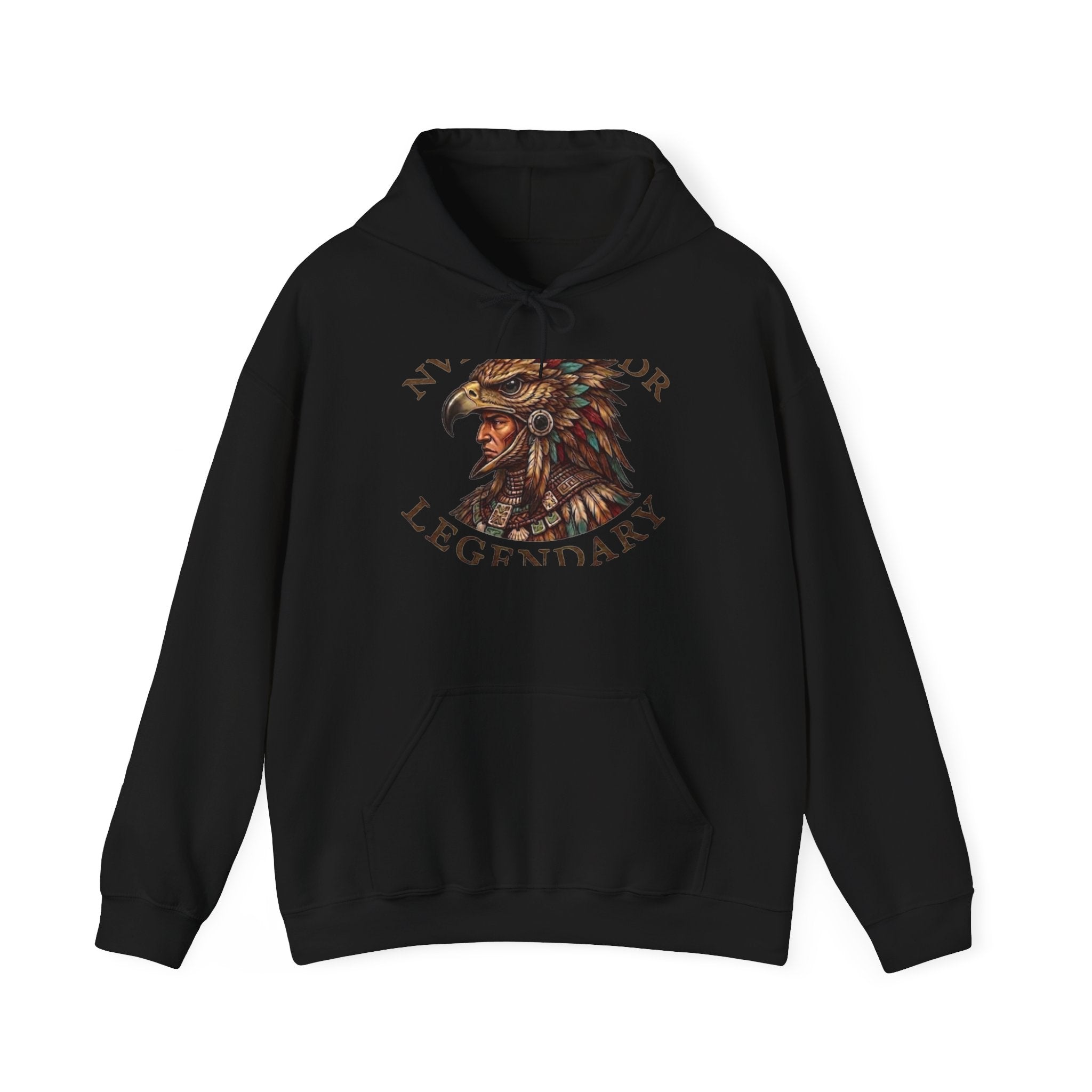Legendary Eagle Hoodie — Native Headdress Graphic Sweatshirt