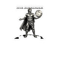 Never Surrender Warrior Sticker — Vintage Mythic Hero Kiss-Cut Laptop Decal