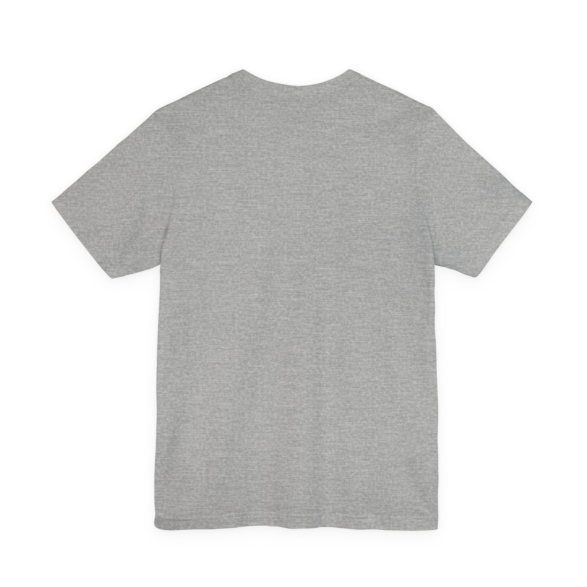 T-Shirt — 'NEVR SURDR' Strongman Cartoon Graphic Tee