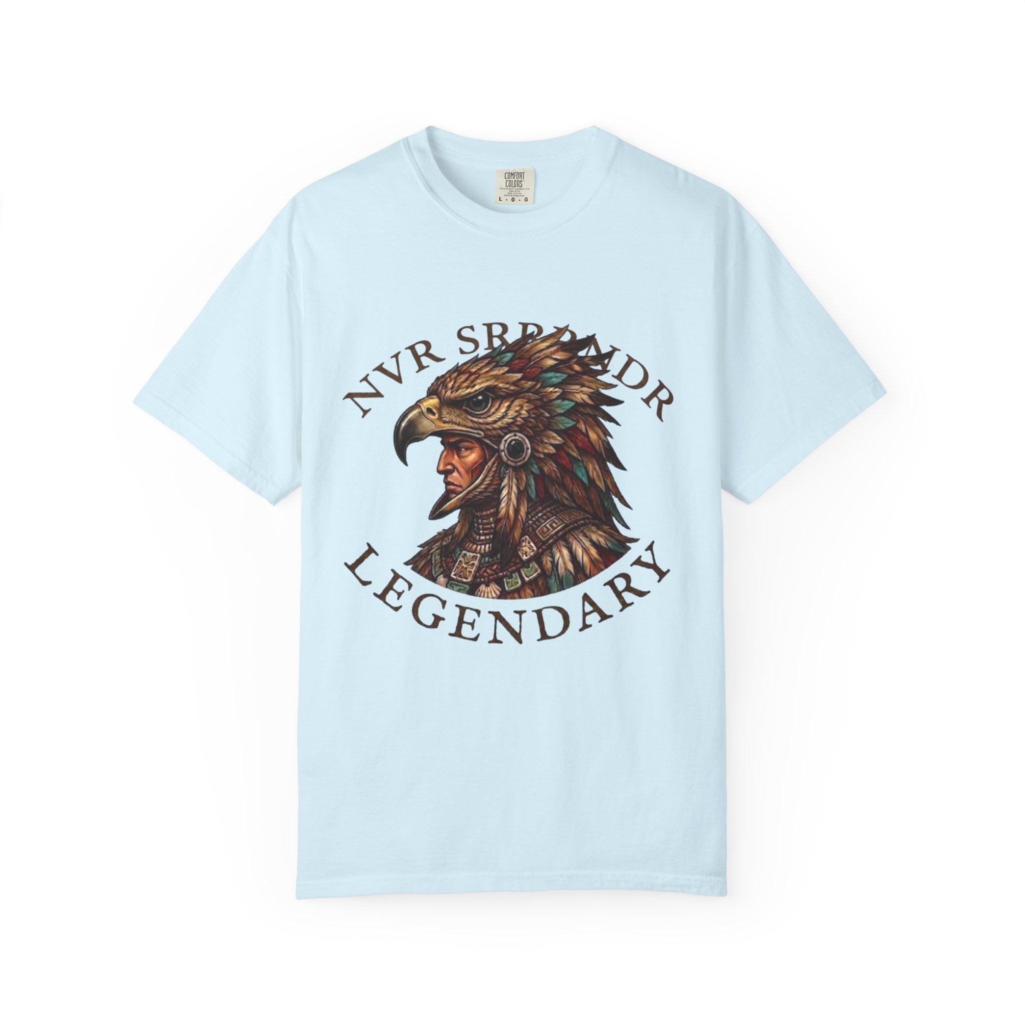 Legendary Eagle Warrior T-Shirt — "NVR SURRENDER" Graphic Tee