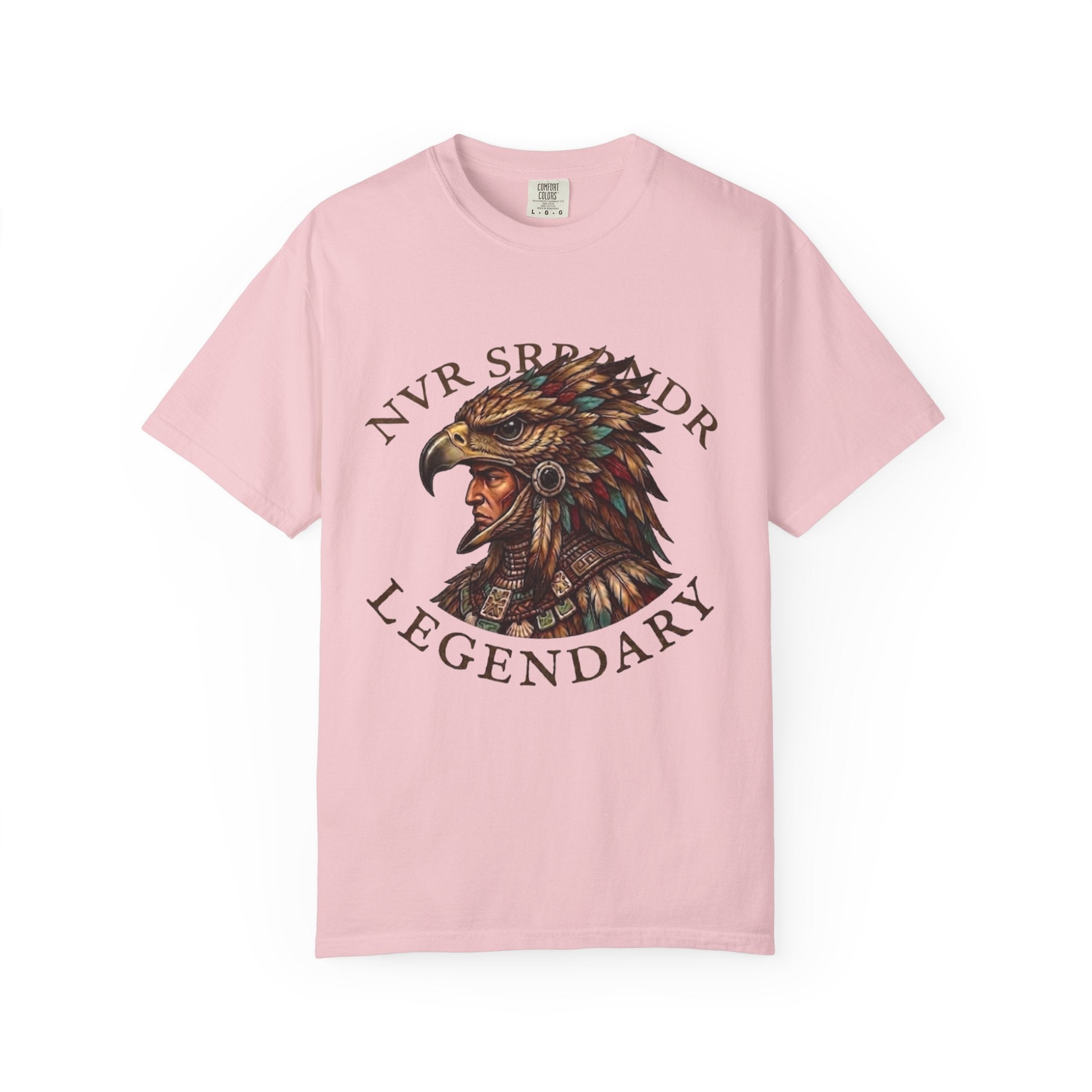 Legendary Eagle Warrior T-Shirt — "NVR SURRENDER" Graphic Tee