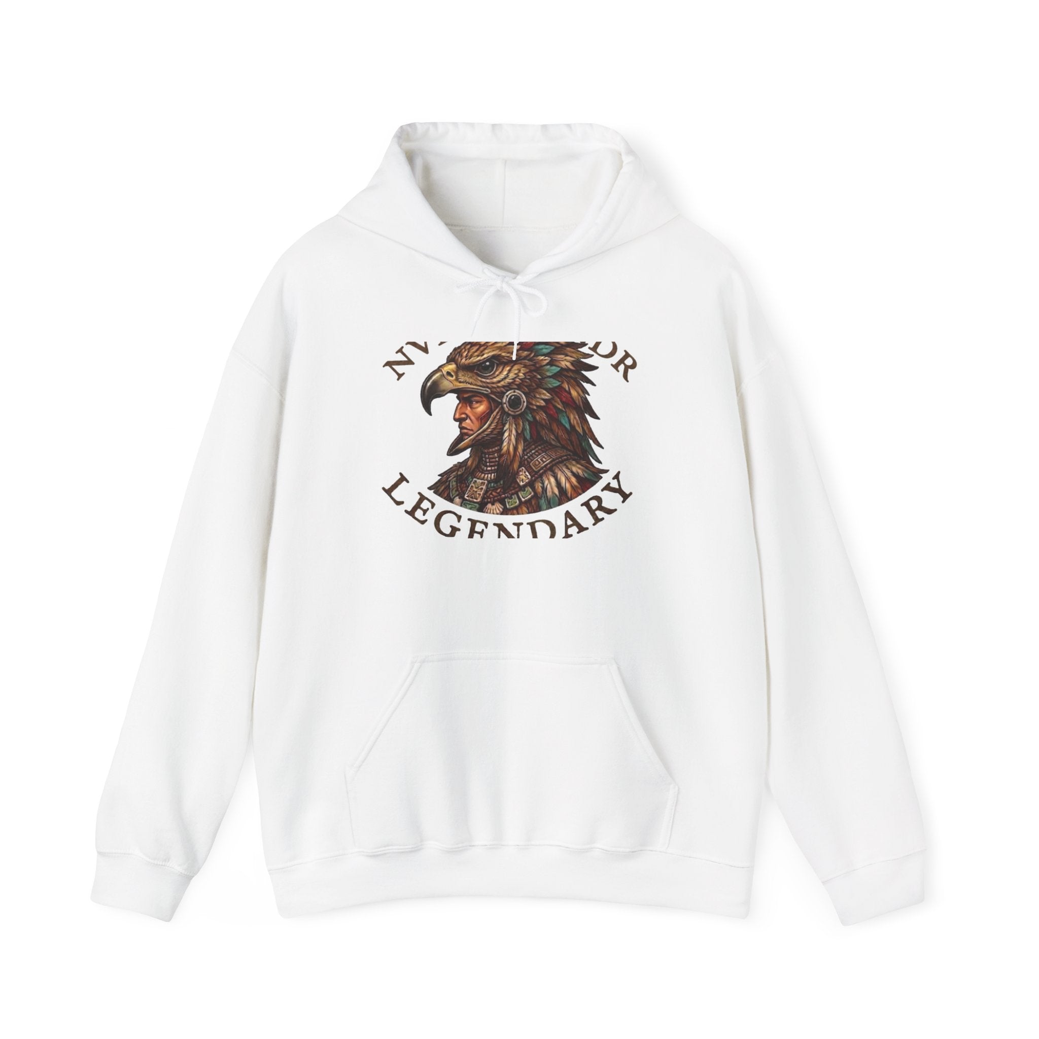 Legendary Eagle Hoodie — Native Headdress Graphic Sweatshirt