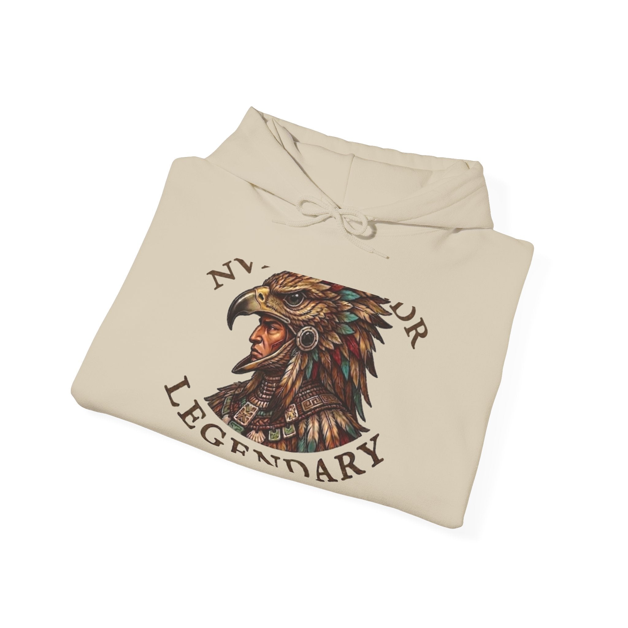 Legendary Eagle Hoodie — Native Headdress Graphic Sweatshirt