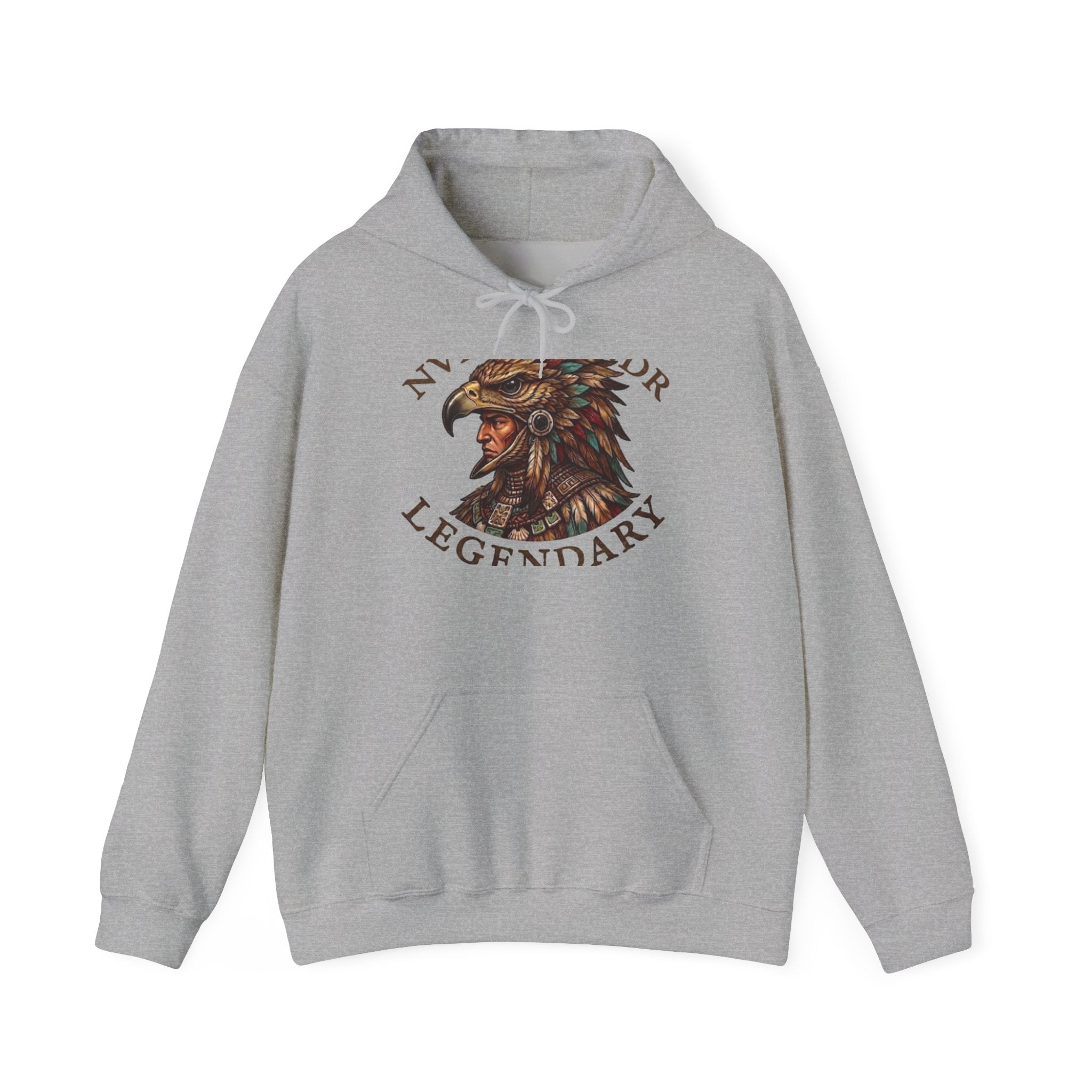 Legendary Eagle Hoodie — Native Headdress Graphic Sweatshirt